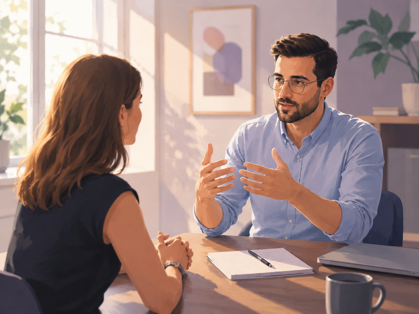 Consulting conversation focused on activation
