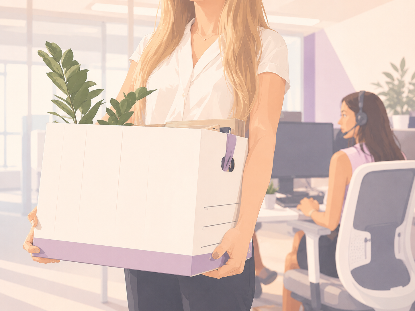 Employee departure and attrition risk visual
